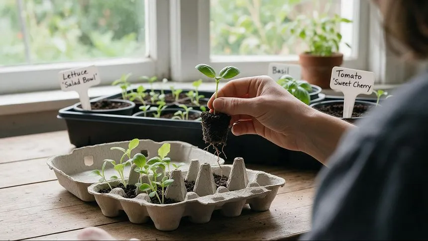 Loosen the seed mix
