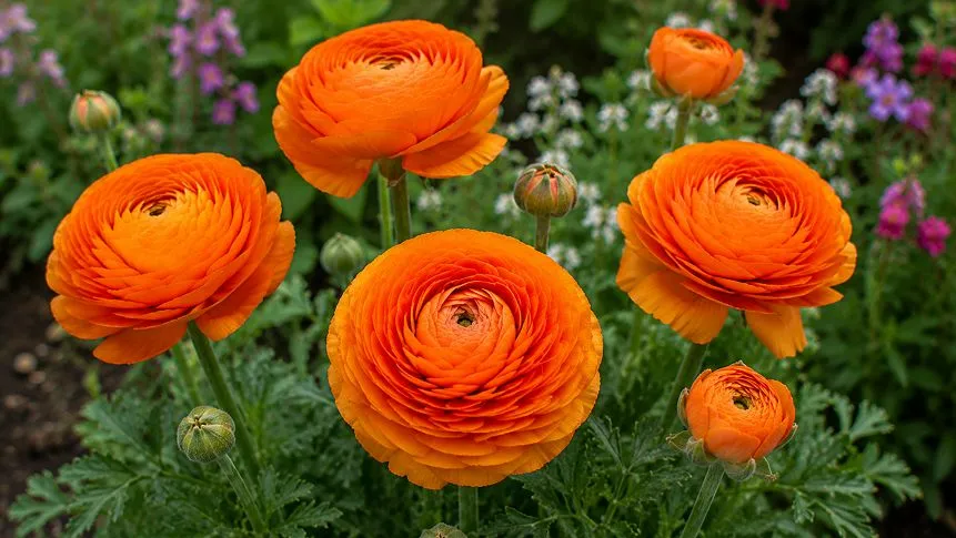 Ranunculus flowers