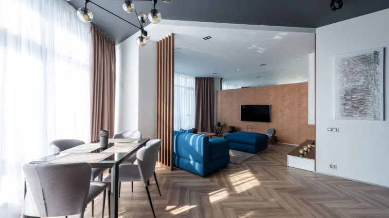 Modern room divider for home interior