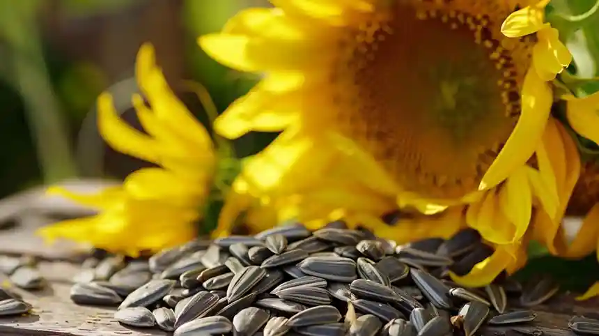 Sunflowers placed in sunlight.