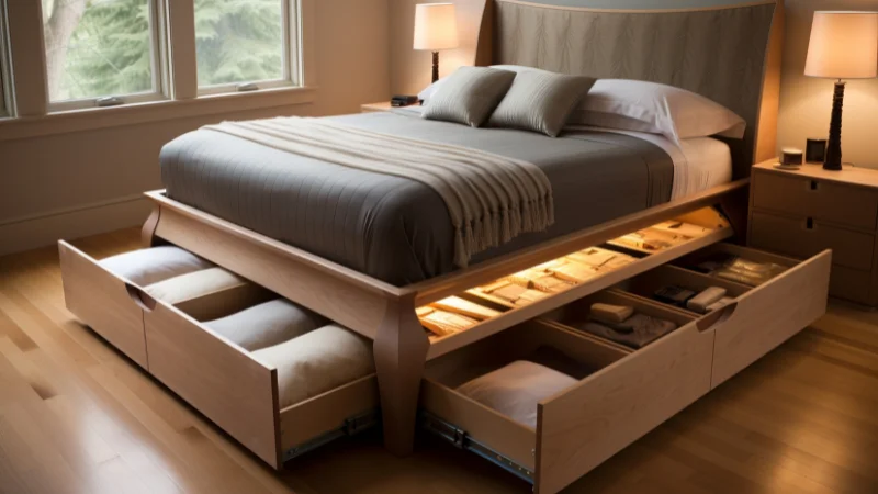 Under-Bed Storage featured bedroom organization