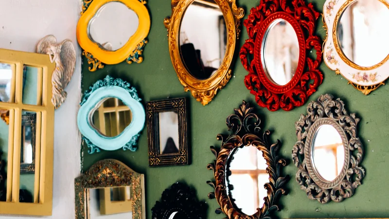 Wall mirror set for stylish home decor