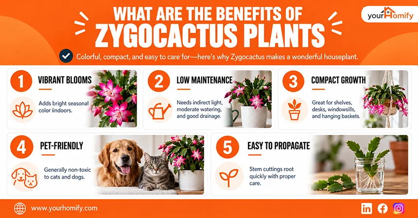 What are the Benefits of Zygocactus Plants
