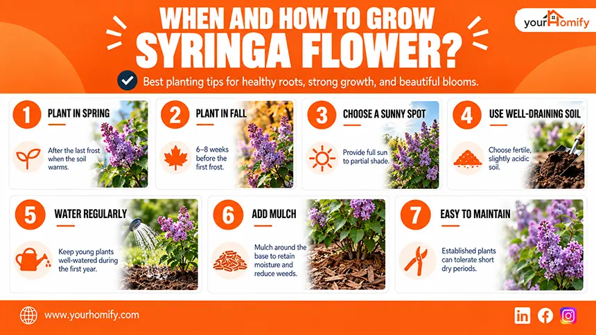 When and How to Grow Syringa Flower