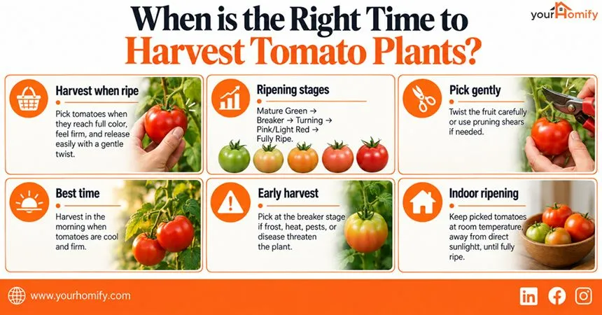 When is the Right Time to Harvest Tomato Plants