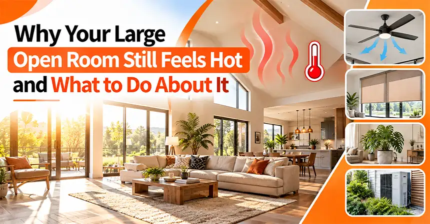 Why Your Large Open Room Still Feels Hot and What to Do About It