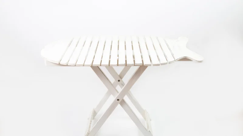 X-frame stool for stylish home interiors