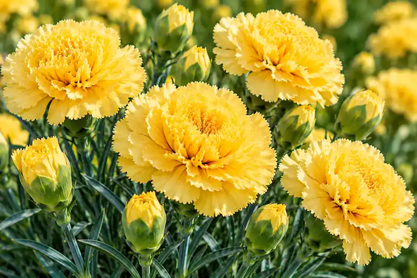 Yellow carnation