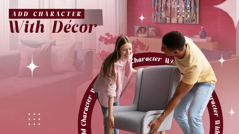 add character with decore