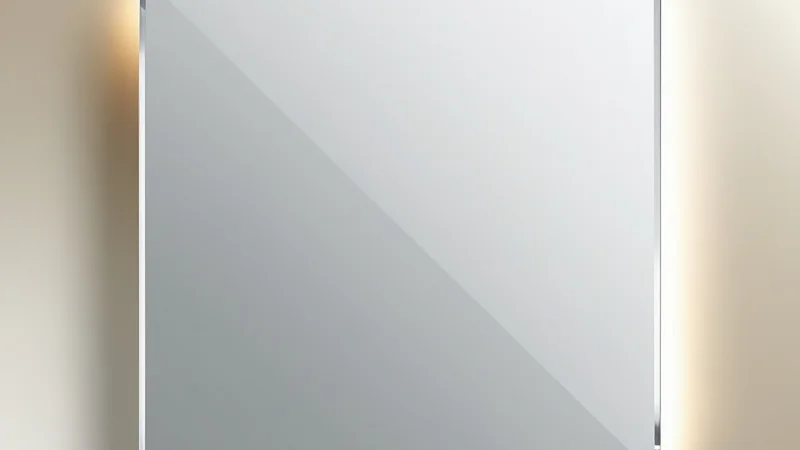 Modern Edge-Lit Mirror