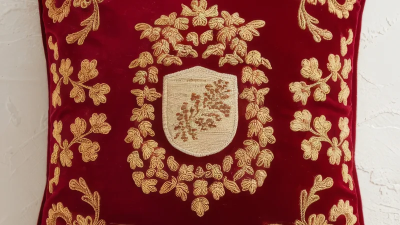 Stylish Embroidered Cushion