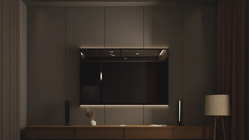 Minimalist Entertainment Unit