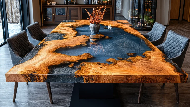 Modern Epoxy Table