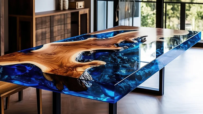 Epoxy Side Table for home