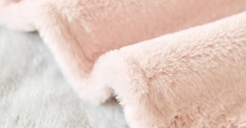 Faux Fur Throw for home decor