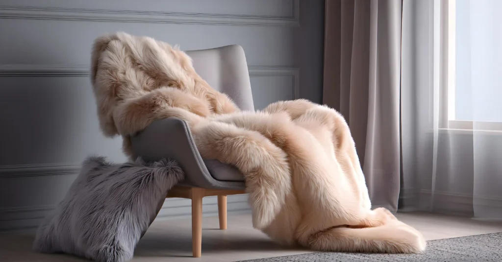 Decorative Faux Fur Throw