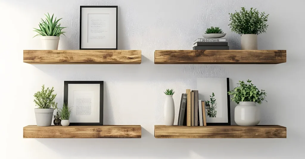 Contemporary Floating Shelves