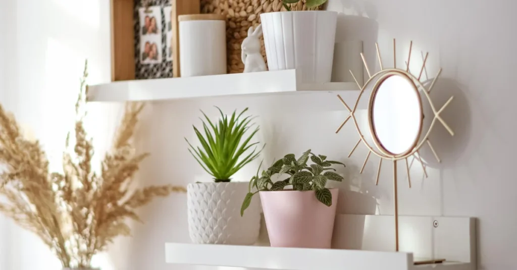 Floating Shelves for living room