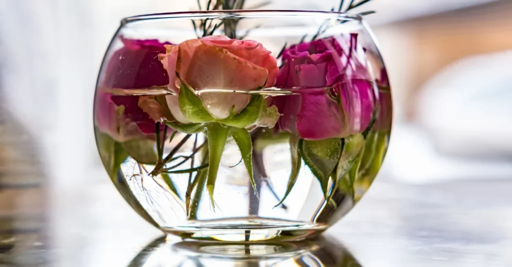 Glass decor bowls for home styling