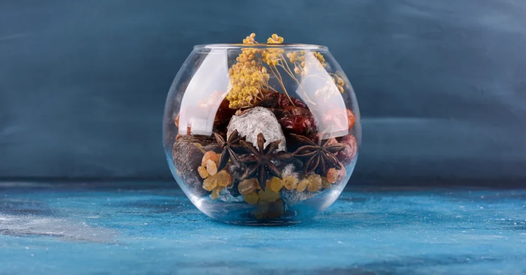 Glass bowls for home decoration