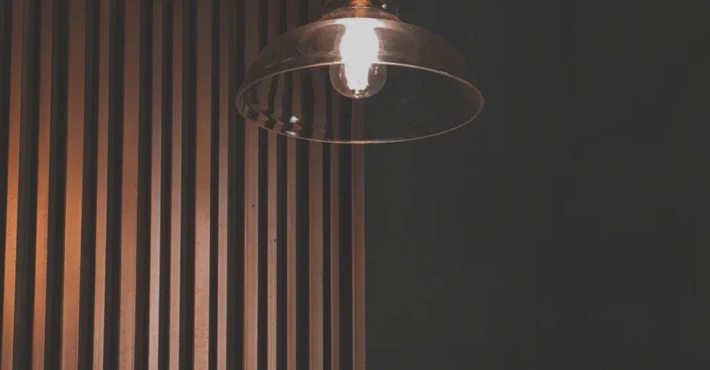 Modern glass pendant light