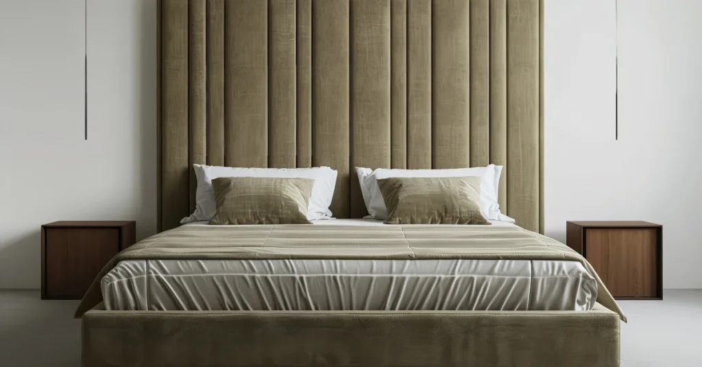 Stylish headboard for modern bedroom