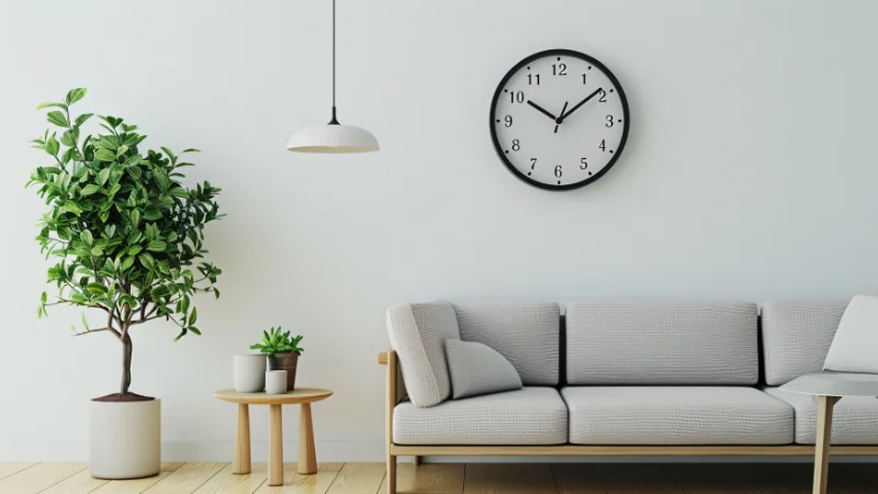 Decorative wall clock for home