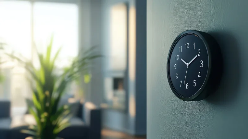 Large wall clock for living room