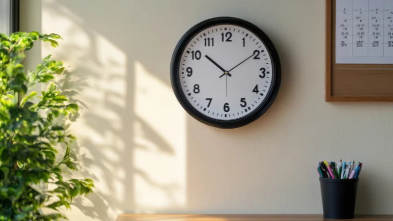 Designer wall clock for interior