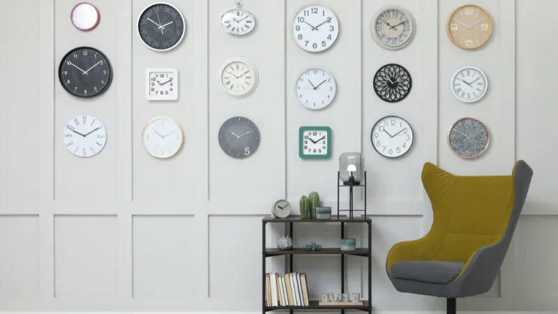 Modern decorative clock for wall