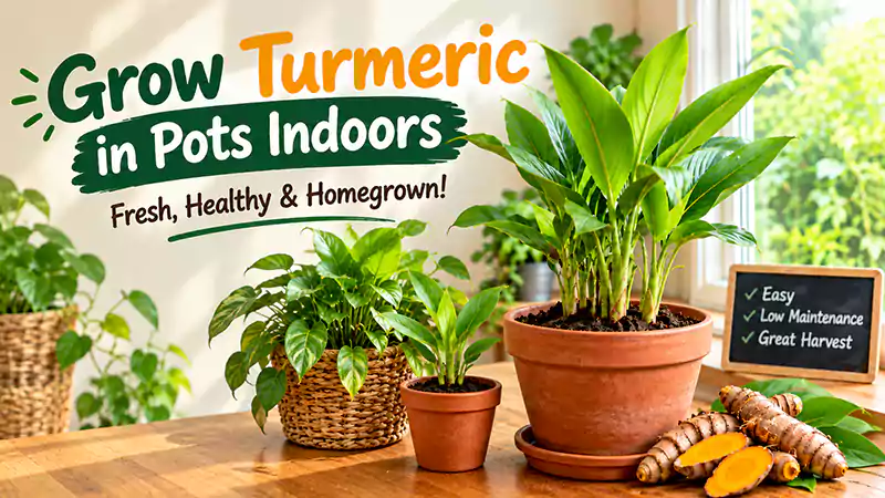 How to Grow Turmeric in Pots Indoors (Even in Cold Climates)