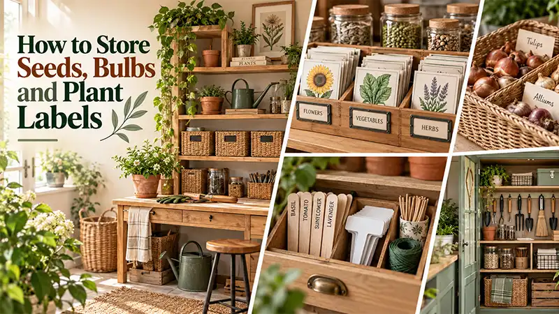 How to Store Seeds, Bulbs and Plant Labels