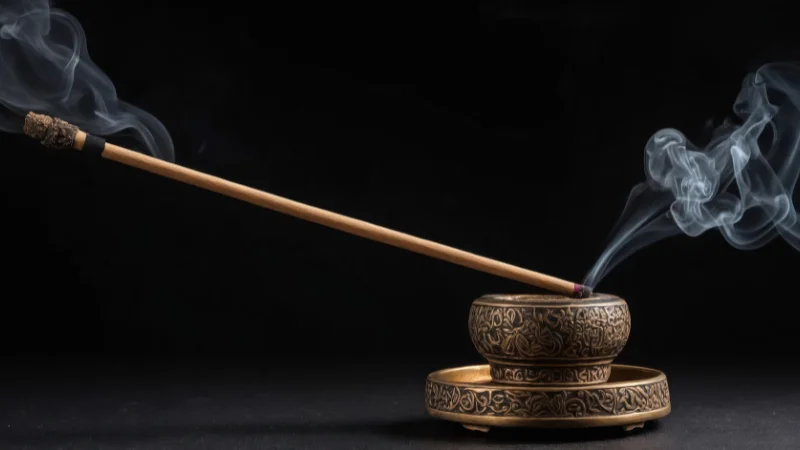 Elegant incense holder for home interior