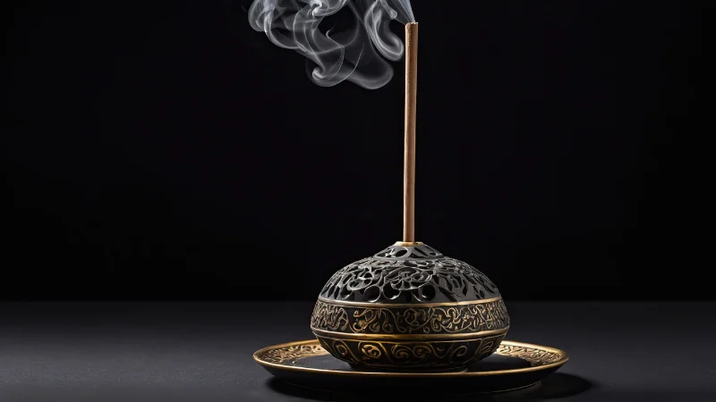 Decorative incense holder for home decor