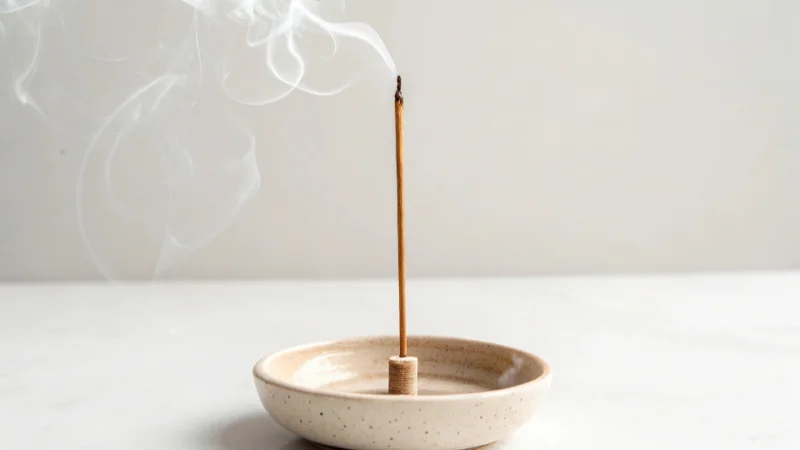 Minimalist incense holder for interior