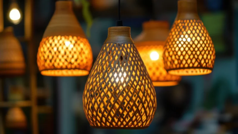 Stylish light fixtures for indoor spaces