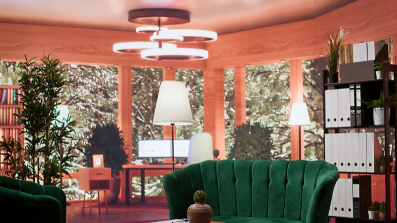 Designer indoor lighting fixtures