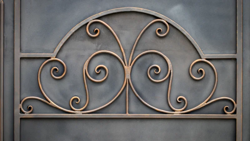 Modern iron wall decor for home