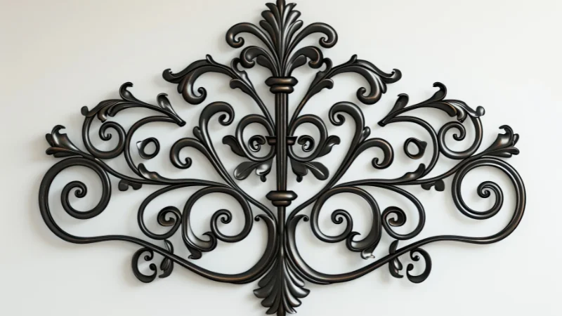 Decorative iron wall art for home