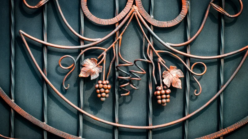 Metal wall decor for modern interiors