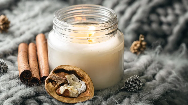 Decorative jar candle holder for home