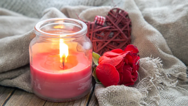 Stylish jar candle holder for interior