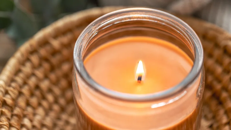 Jar candle holder for home decoration