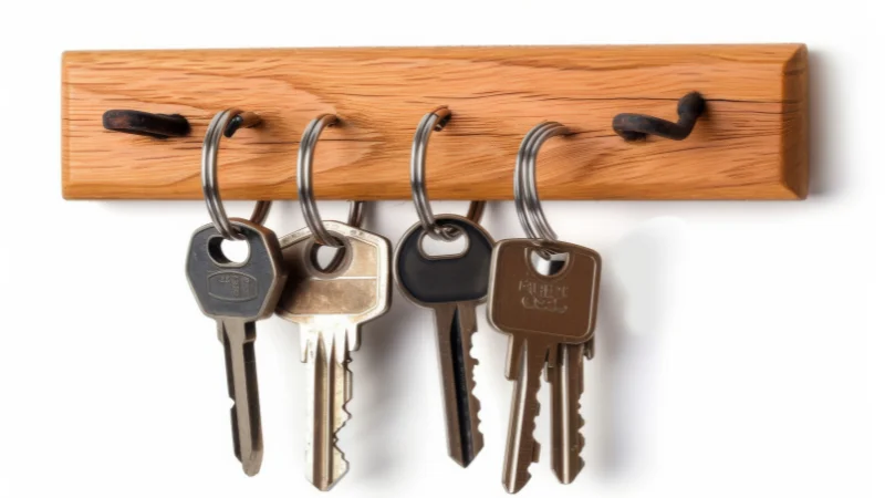 Stylish key holder rack for interior