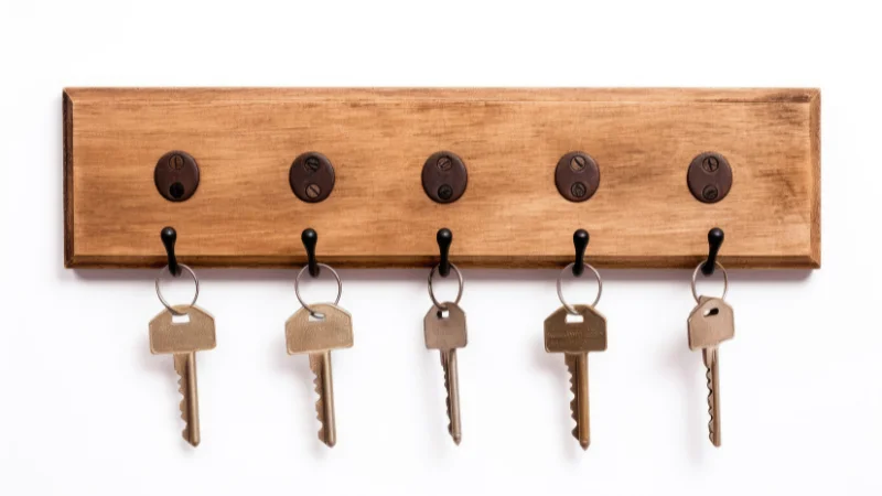 Home key holder rack for entryway