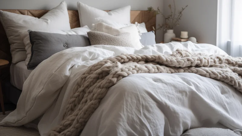 Linen bed set for home
