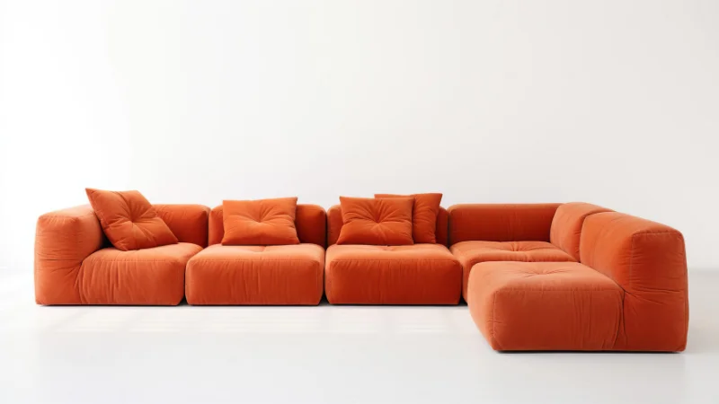 Modern modular sectional sofa for home