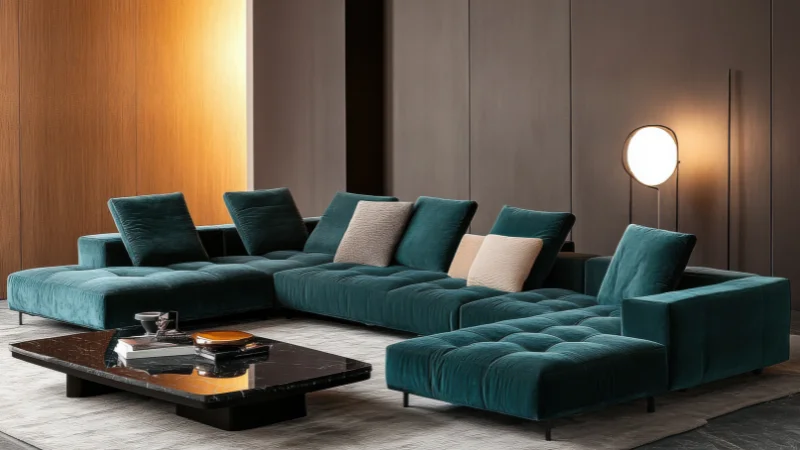 Comfortable modular sofa for home