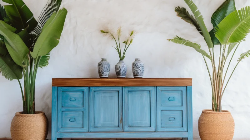 Narrow cabinet design for home