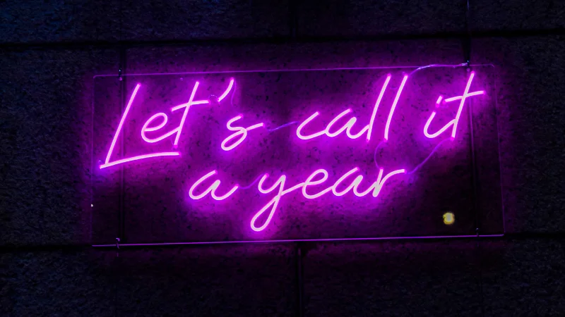 Neon sign for wall decor